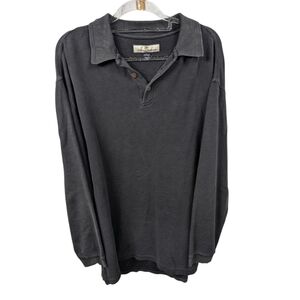 Tommy Bahama Silk Blend Long Sleeve Polo Shirt Sz L